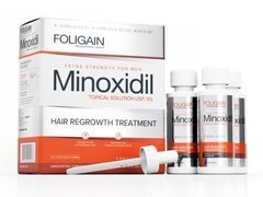Foligain Minoxidil 5% - Regenerarea parului pentru barbati, 3 luni